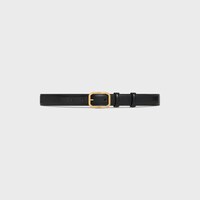BC-16 25MM BELT IN Taurillon Leather - BLACK -  - 1 | CELINE
