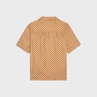 斜紋布睡衣設計襯衫 - 奶白色/橙色 -  - 2 | CELINE