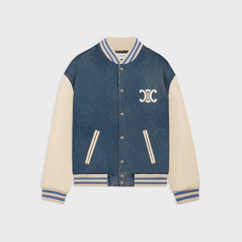 Triomphe Teddy Trail水洗牛仔布寬鬆上衣 - TRAIL WASH洗水 -  - 1 | CELINE