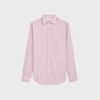 루즈 셔츠 - 스트라이프 코튼 포플린 - WHITE/RASPBERRY -  - 1 | CELINE