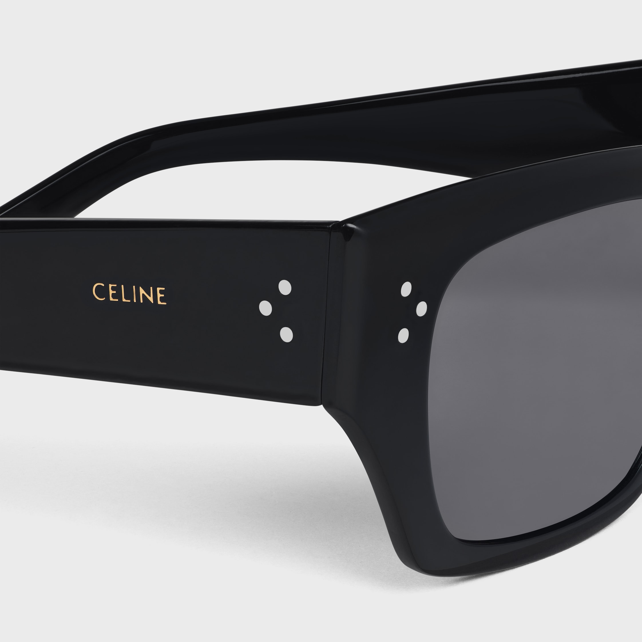BLACK FRAME 55 SUNGLASSES IN ACETATE - BLACK | CELINE