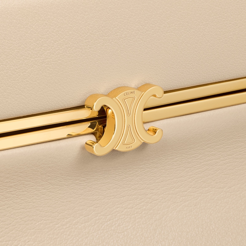 RECTANGLE柔軟牛皮革手袋 - 深象牙色 - 手提包 - 1 | CELINE