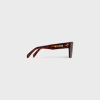 Cat Eye S342 sunglasses in Acetate - RED HAVANA -  - 2 | CELINE