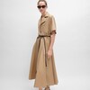 Kleid aus Baumwolle und Seidentwill - CORDE -  - 1 | CELINE