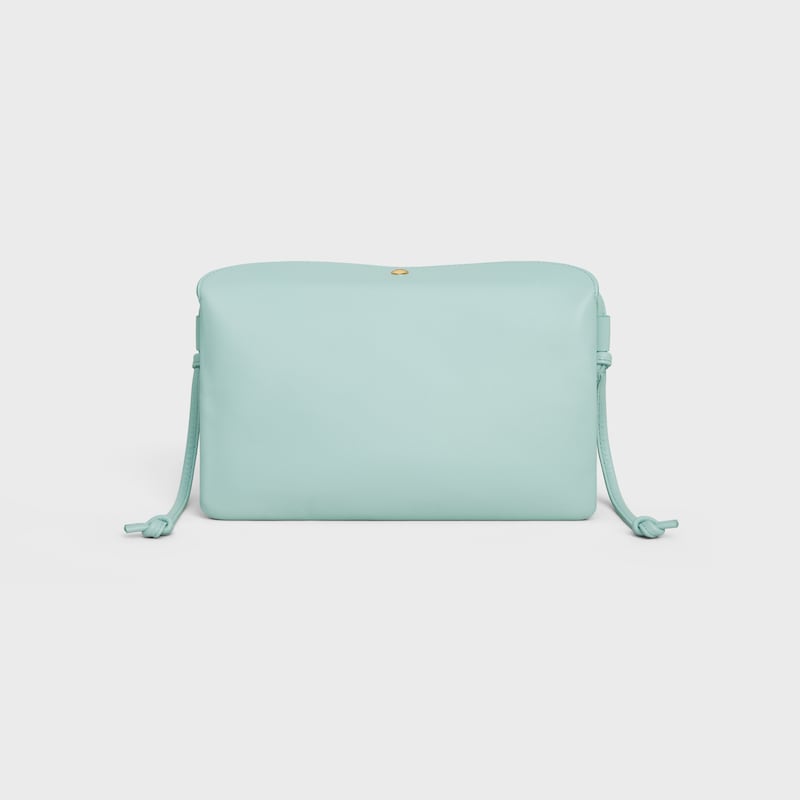 TRIO FLAP光滑羊皮革手袋 - 粉藍色 - 新品 - 1 | CELINE