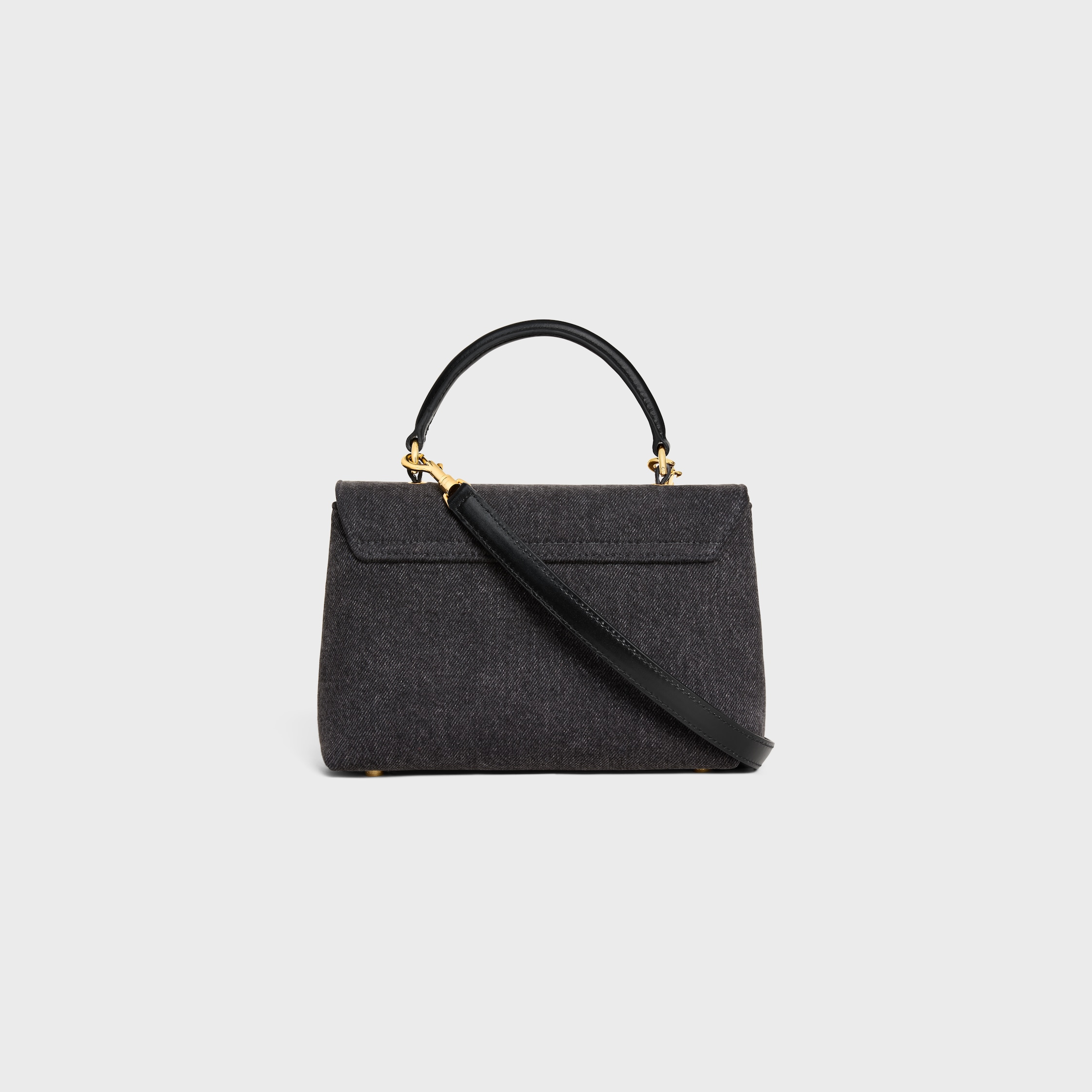 TEEN NINO BAG IN DENIM - DARK GREY | CELINE