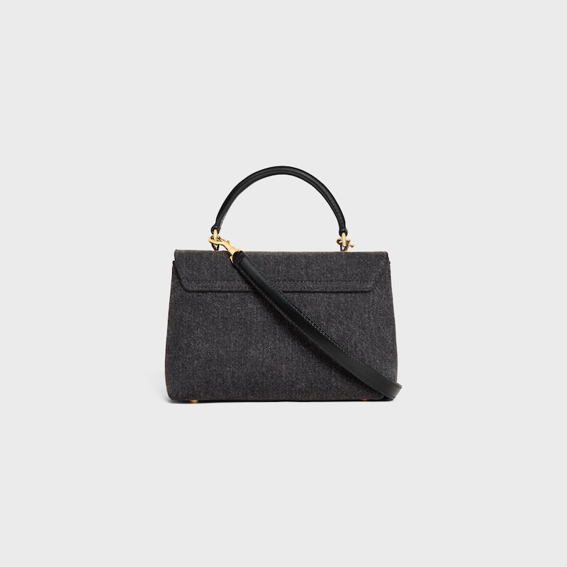 TEEN NINO BAG IN DENIM - DARK GREY - NINO - 1 | CELINE