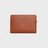 SMALL POUCH WITH STRAP CUIR TRIOMPHE IN smooth calfskin - TAN - NEW - 4 | CELINE