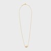 Maillon Triomphe Necklace in Yellow Gold and Diamonds - Yellow Gold & White - GIFT FINDER - 3 | CELINE