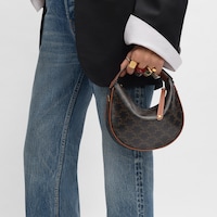 Teen Celine Lulu IN TRIOMPHE CANVAS AND CALFSKIN - TAN - TRIOMPHE CANVAS - 2 | CELINE