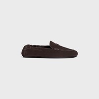 CELINE ADAM  Loafer IN SUEDE CALFSKIN - 다크 브라운 -  - 1 | CELINE