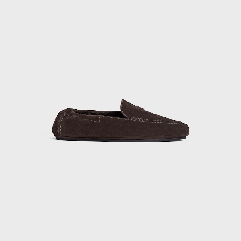 MOCAS&Iacute;N ADAM DE ANTE DE PIEL DE BECERRO - MARR&Oacute;N OSCURO -  - 1 | CELINE