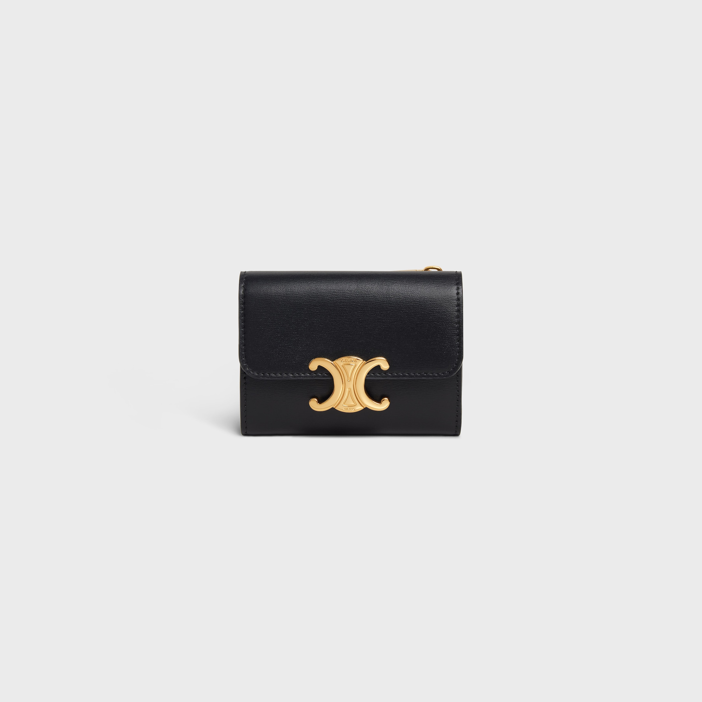 美品‼️CELINE ♡ Vintage ♡ mini Wallet Celine Mini Bicolor Wallet with Pouch, Used, Good Condition