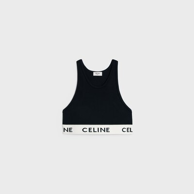 CELINE 브라 - 애슬레틱 메쉬 - 블랙/크림 -  - tileIndex | CELINE
