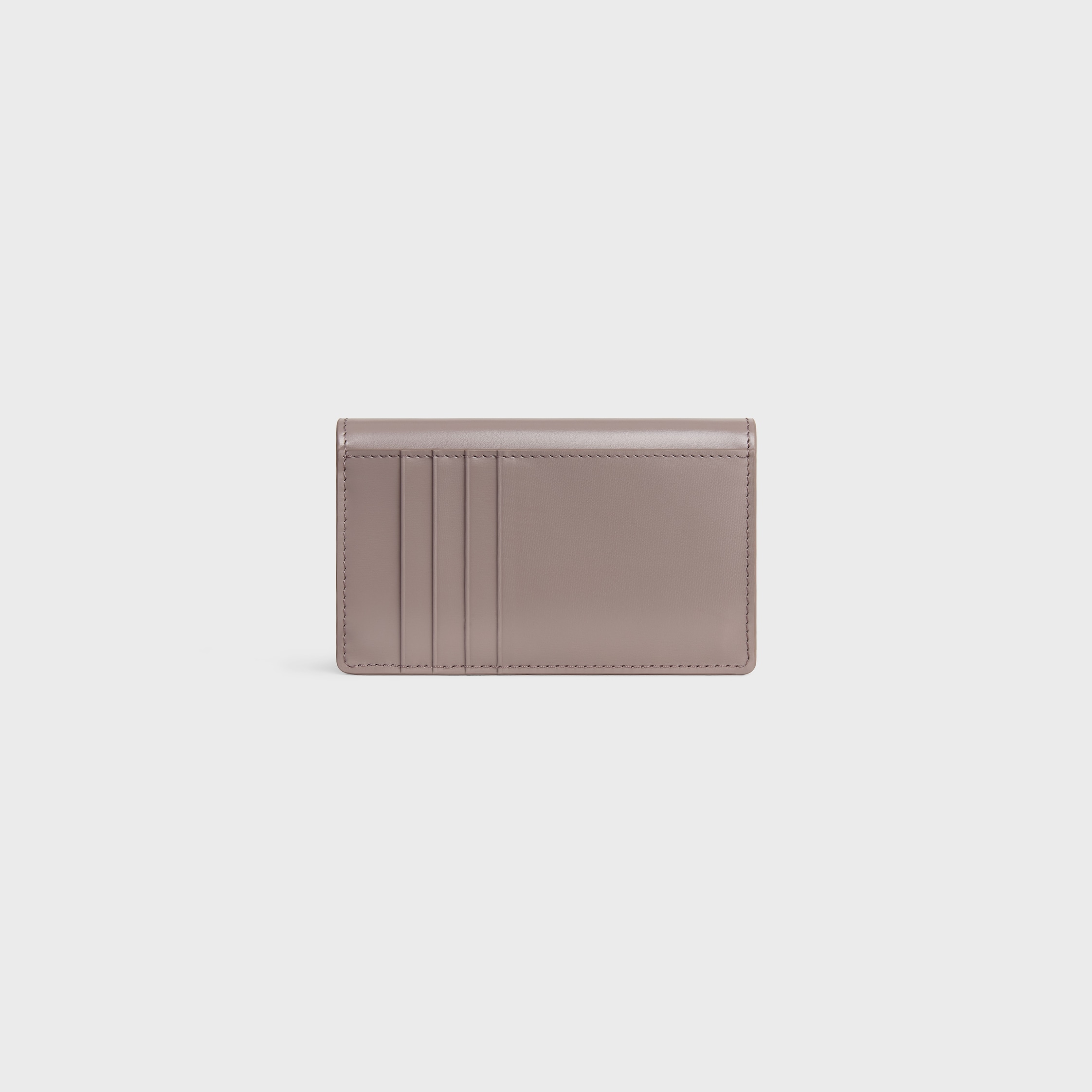 CELINE トリオンフフラップ付きカードホルダー シャイニーカーフスキン 財布 トリオンフフラップ付きロングカードホルダー / シャイニーカーフ