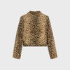 TRUCKER JACKET IN DOUBLE WOOL - LEOPARD -  - 2 | CELINE