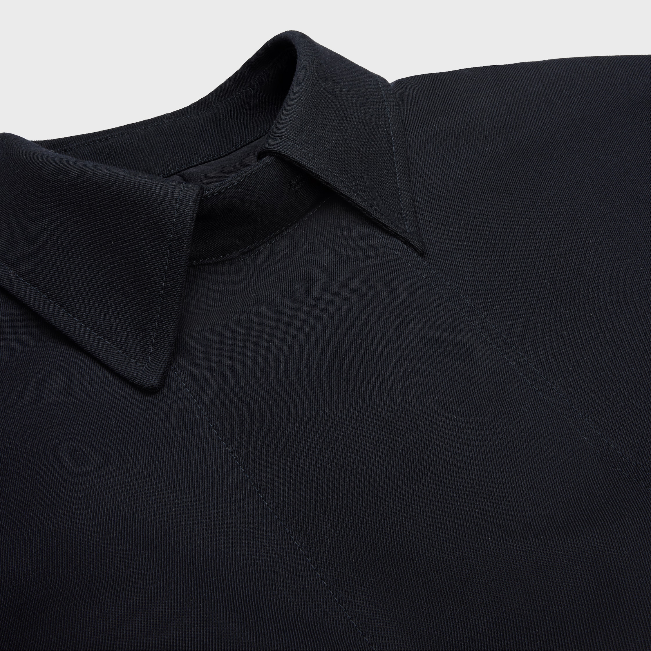 jacket IN WOOL AND COTTON GABARDINE - NAVY | CELINE