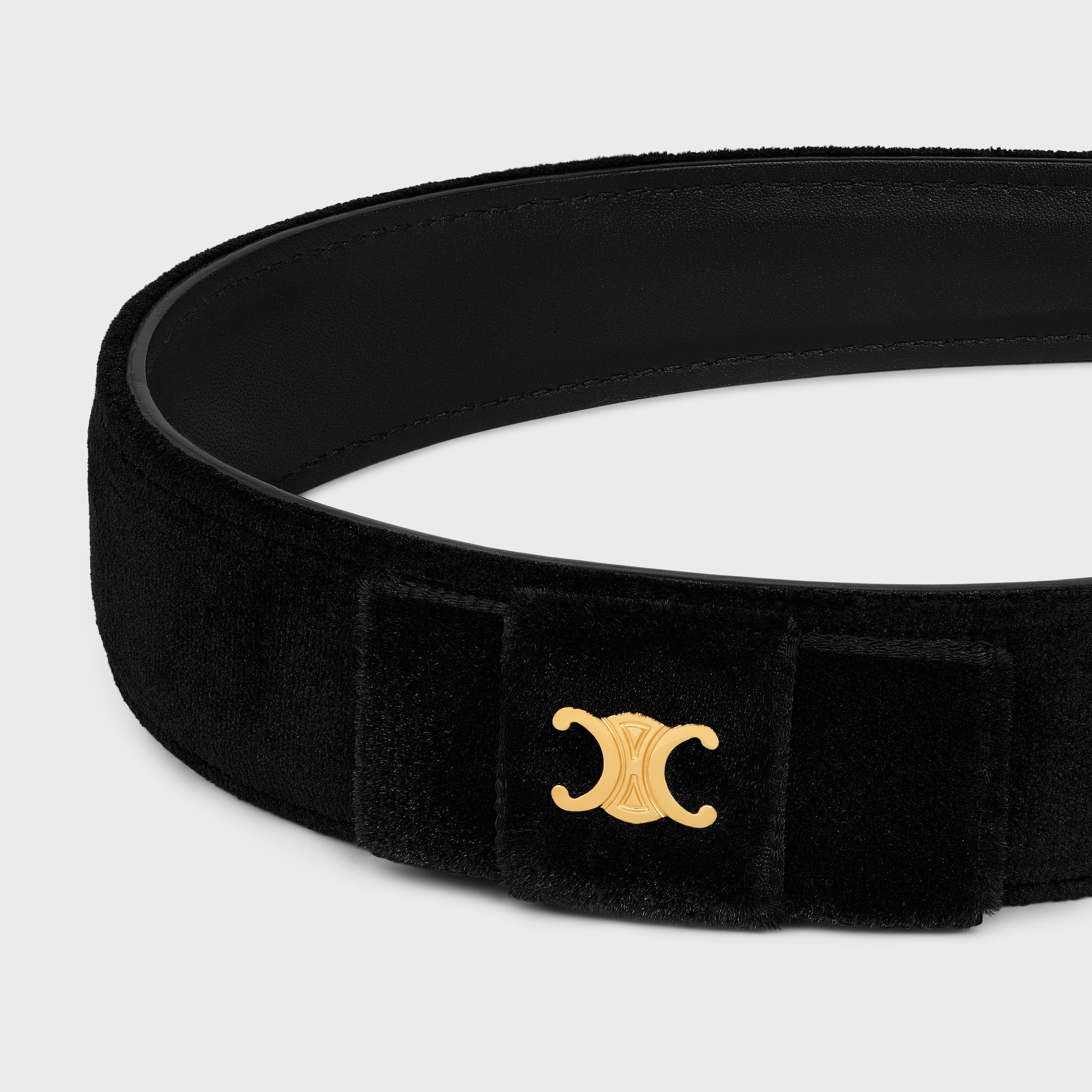 希少◆入手困難【CELINE】ribbon hair clip Le Soir black gold CELINE Le Soir Ribbon Hair Clip | Celine Hair Clip (Black