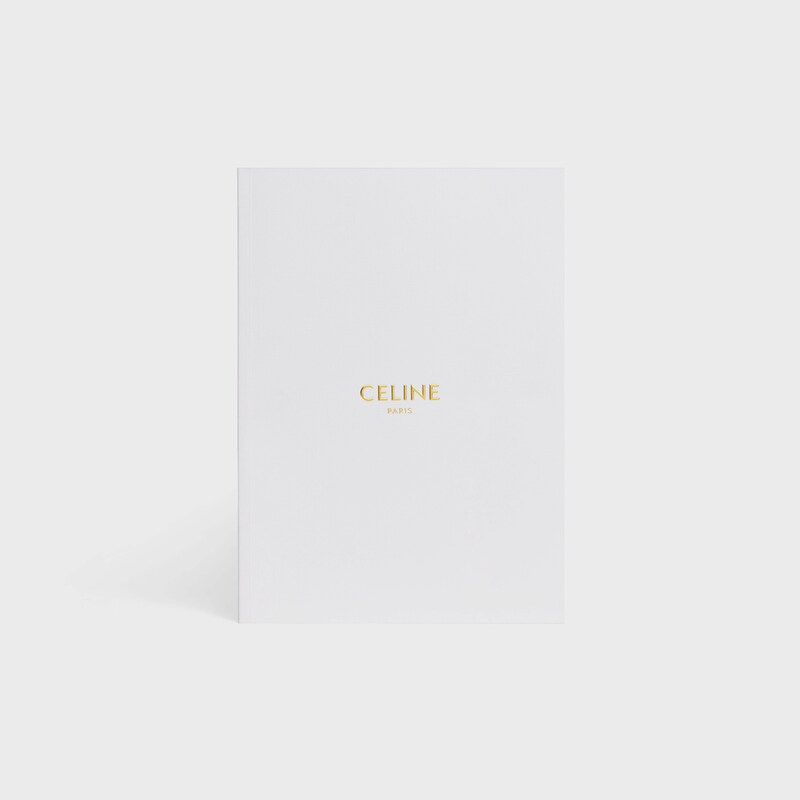 medium notebook in paper - WHITE - SMALL GIFTS - 1 | CELINE
