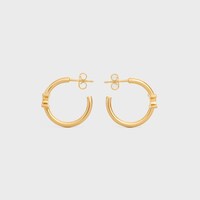 トリオンフ アシンメトリックフープ / ゴールドフィニッシュブラス - ゴールド - プチギフト - 1 | CELINE