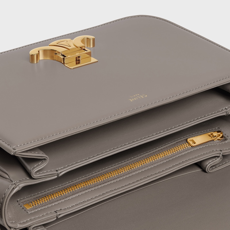 CLASSIQUE TRIOMPHE BAG IN shiny calfskin - PEBBLE - GIFT FINDER - 1 | CELINE