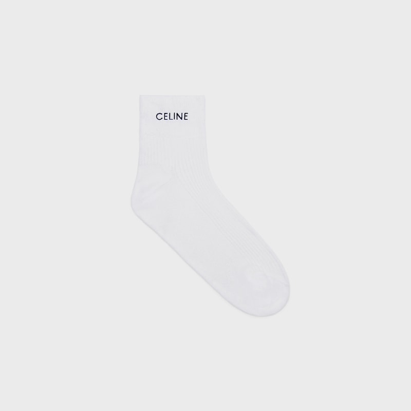 CELINE SOCKS COTTON - OFF WHITE -  - 1 | CELINE