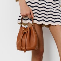 TEEN CLARA BAG IN SUPPLE GRAINED CALFSKIN - TAN - MORE LINES - 2 | CELINE