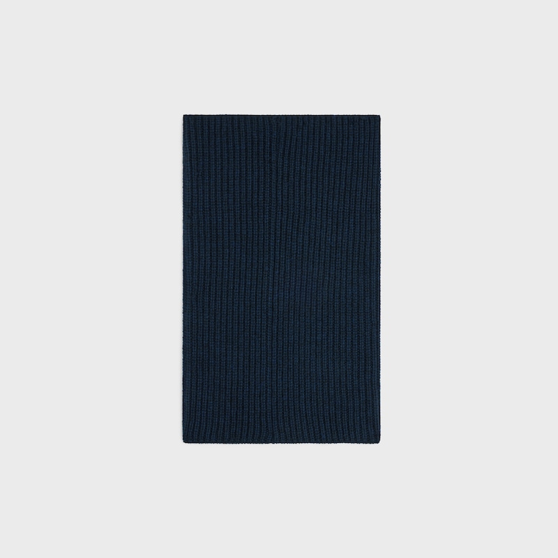 neckwarmer IN SEAMLESS CASHMERE - NAVY -  - 1 | CELINE