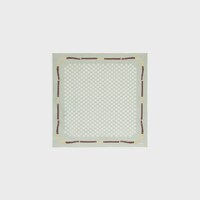 bandana IN heritage silk twill - SAUGE/CREME -  - 1 | CELINE