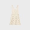 triomphe mini dress in crocheted cotton - OFF WHITE -  - 1 | CELINE