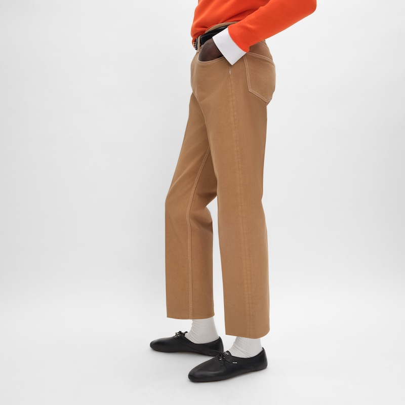 BOYFRIEND 001牛仔褲 - 淺拿鐵色石洗 -  - 1 | CELINE