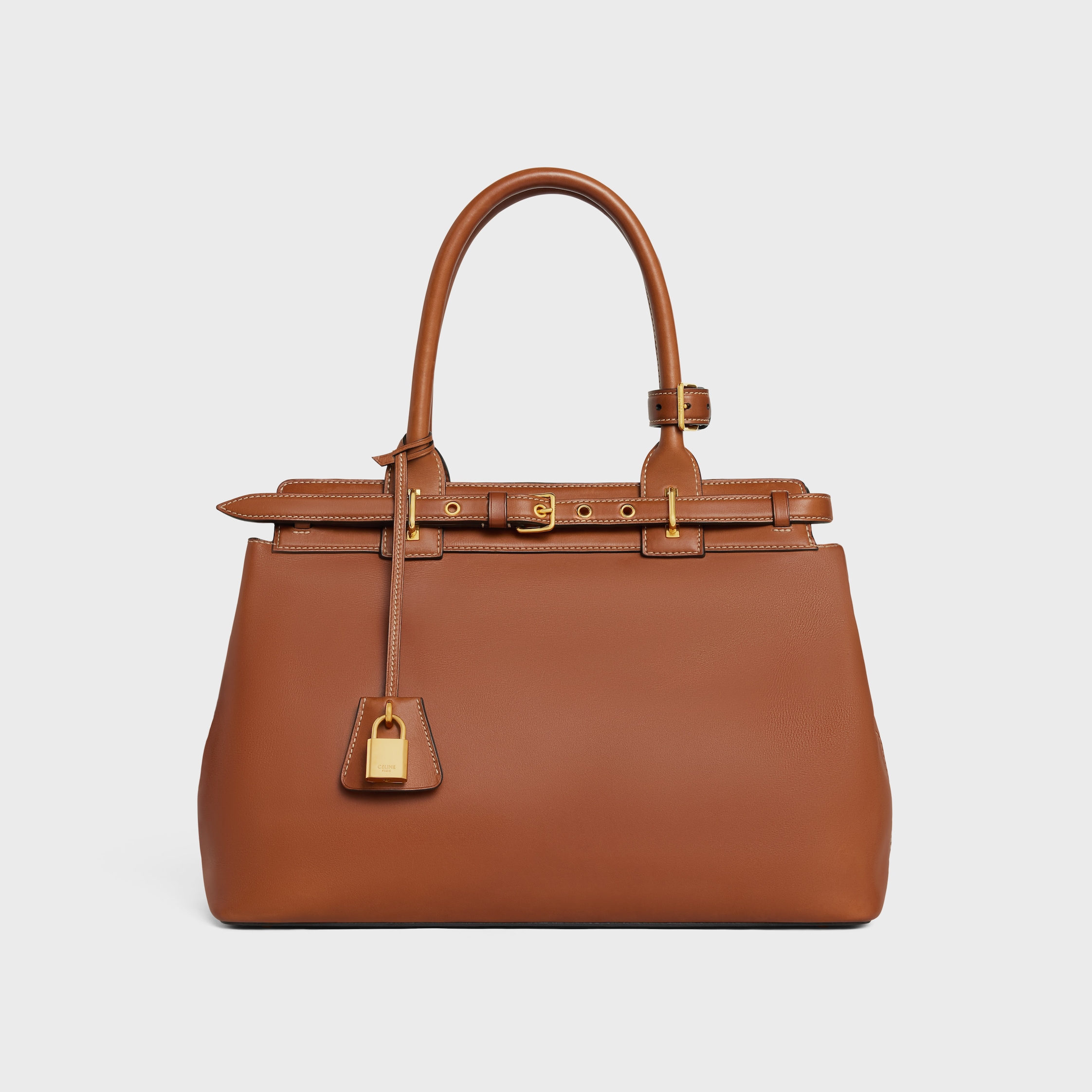 CELINE コンティ バッグ / ナチュラルカーフスキン - タン | CELINE
