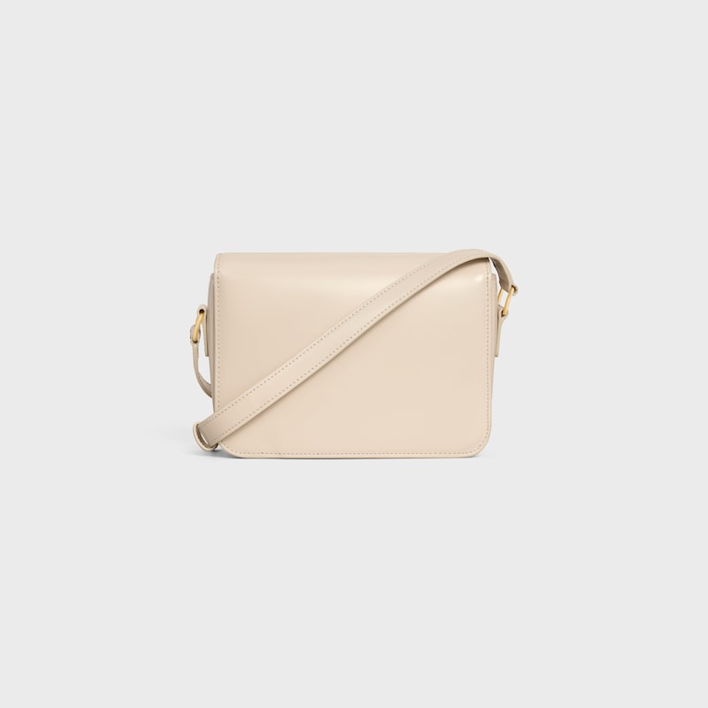 TEEN TRIOMPHE BAG IN shiny calfskin - CREAM - TRIOMPHE - 1 | CELINE