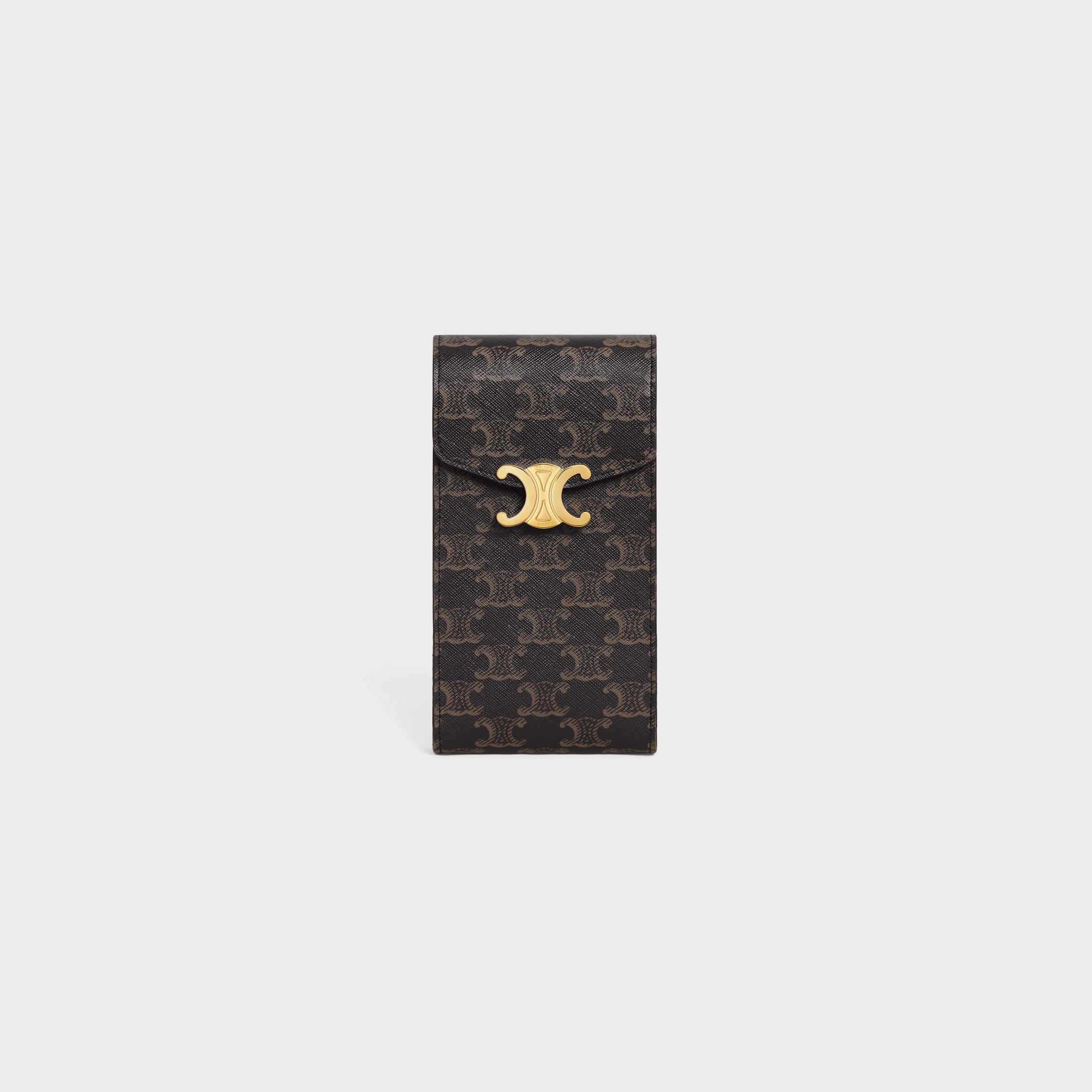 現行モデル 美品 セリーヌ モバイルポーチ ショルダーバッグ トリオンフ CELINE】セリーヌ モバイルポーチ / トリオンフ キャンバス