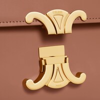 TEEN TRIOMPHE BAG IN shiny calfskin - BRONZE - TRIOMPHE - 1 | CELINE
