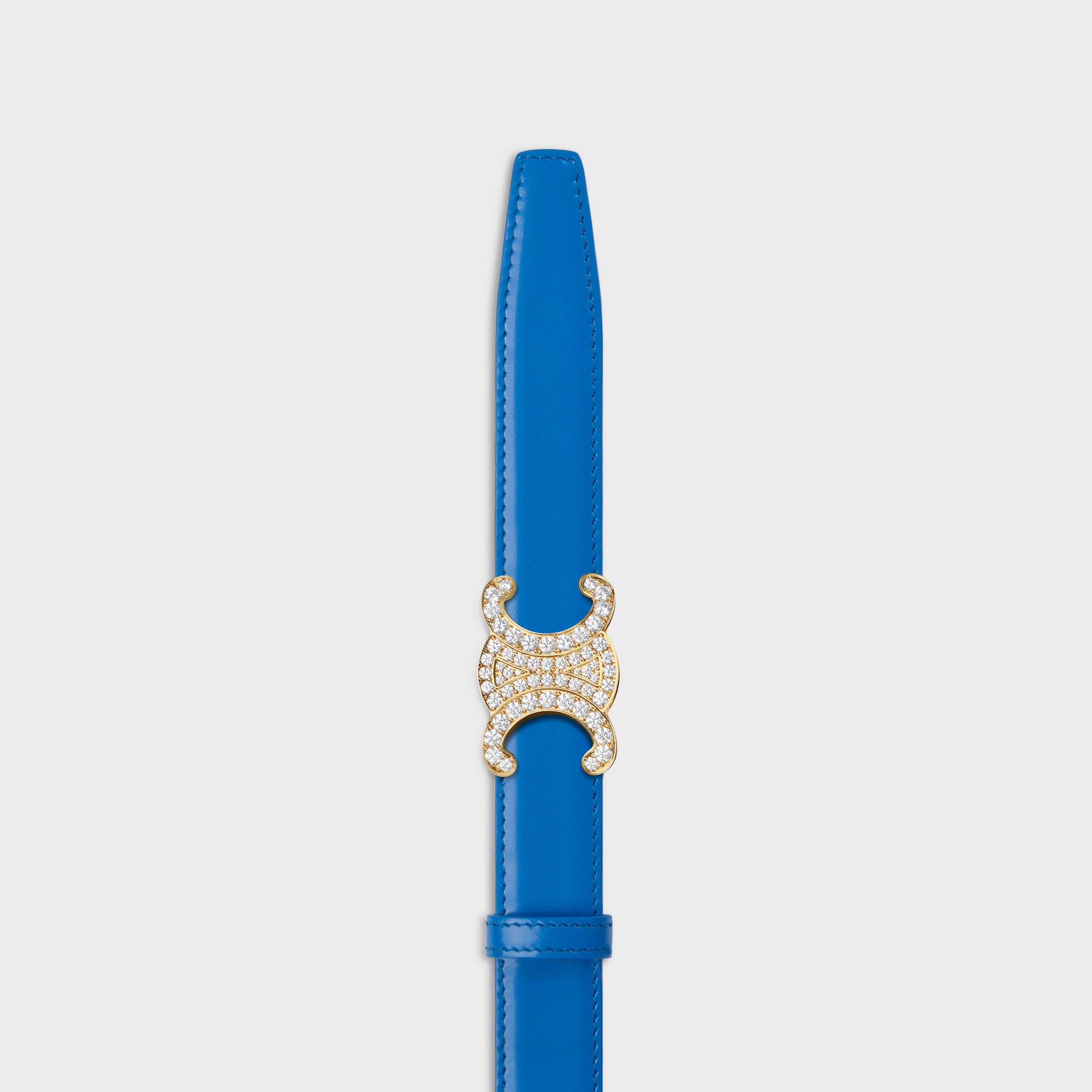 TRIOMPHE BUCKLE & REVERSIBLE STRAP 25MM - ULTRA BLUE / SOFT CREAM