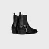CELINE CAMARGUE BIKER CHELSEA BOOT in CALFSKIN - VEGETAL TANNING - BLACK -  - 3 | CELINE