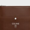 SHARP POUCH TAKE AWAY IN SMOOTH LAMBSKIN - CHOCOLATE - GIFTS FOR HIM - 4 | CELINE
