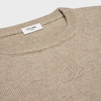 pull col rond EN cachemire héritage - OATMEAL 1 -  - 1 | CELINE