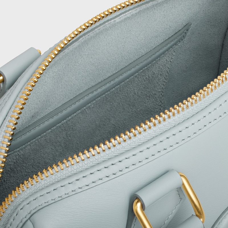 SMALL BOSTON in Smooth Calfskin - SOFT BLUE - MORE LINES - 1 | CELINE