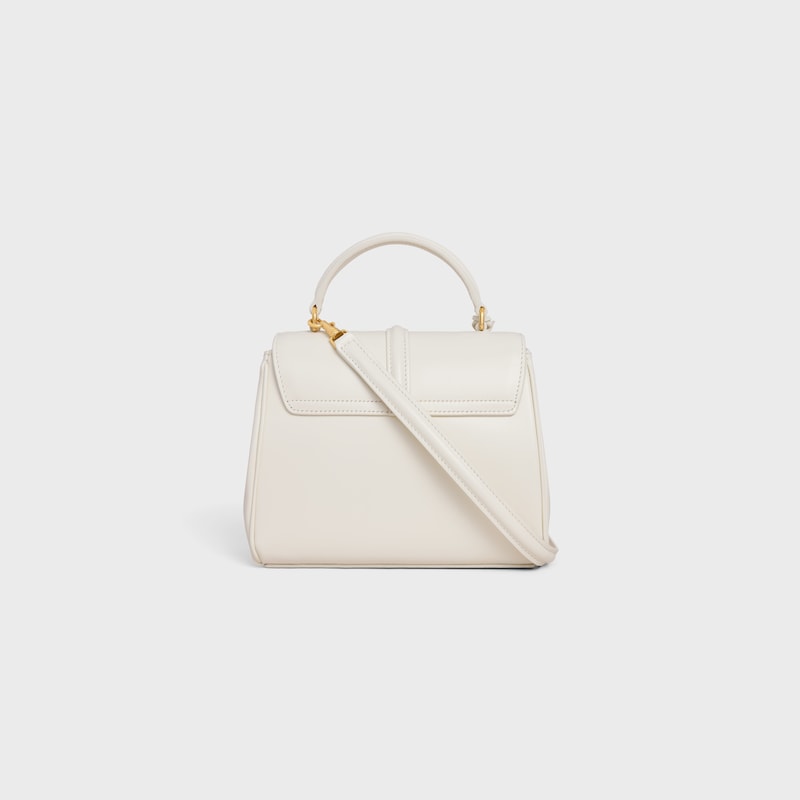 SAC 16 MINI MODÈLE veau satiné - BLANC COTON - AUTRES LIGNES - 1 | CELINE