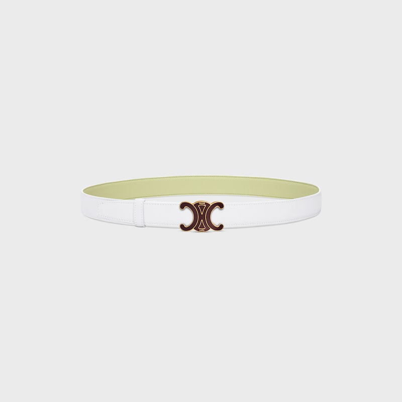 lani&egrave;re de ceinture r&eacute;versible 25MM Veau lisse et veau grain&eacute; -  -  - 1 | CELINE