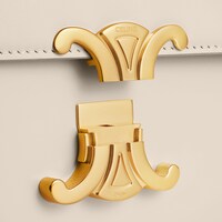 CLASSIQUE TRIOMPHE BAG in shiny calfskin - PALE BEIGE - TRIOMPHE - 1 | CELINE