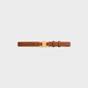 Medium 25MM Triomphe Belt IN Natural Calfskin - TAN -  - 2 | CELINE