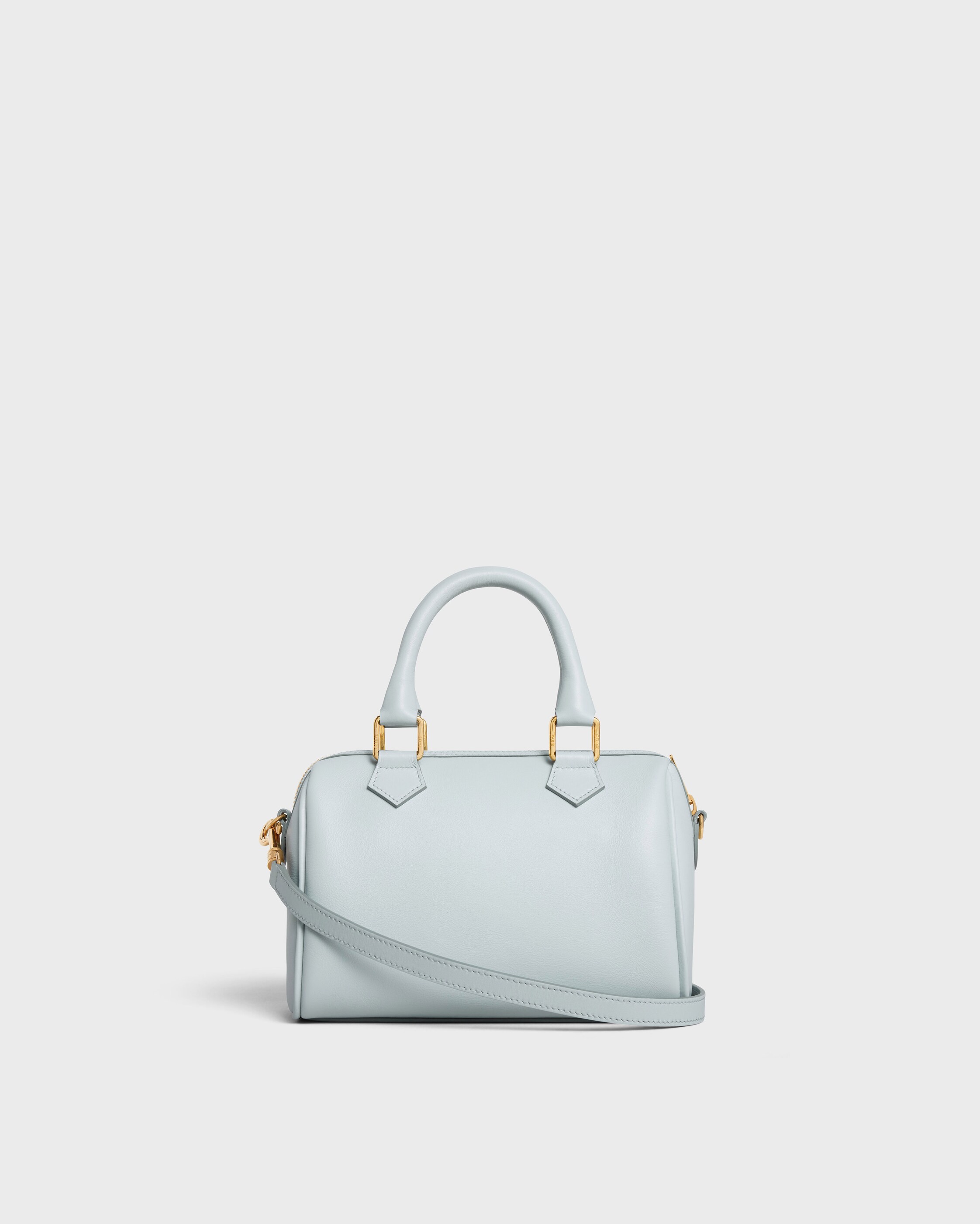 SMALL BOSTON in Smooth Calfskin - SOFT BLUE | CELINE