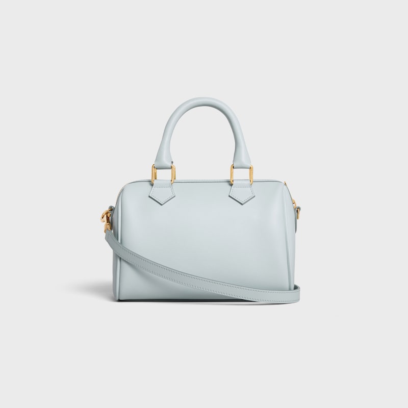 SMALL BOSTON in Smooth Calfskin - SOFT BLUE - MORE LINES - 1 | CELINE