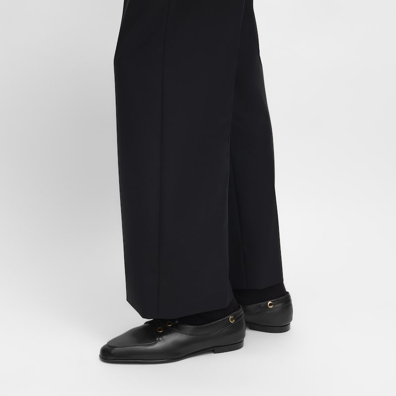 MILES LOAFER IN SUPPLE CALFSKIN - BLACK -  - 1 | CELINE