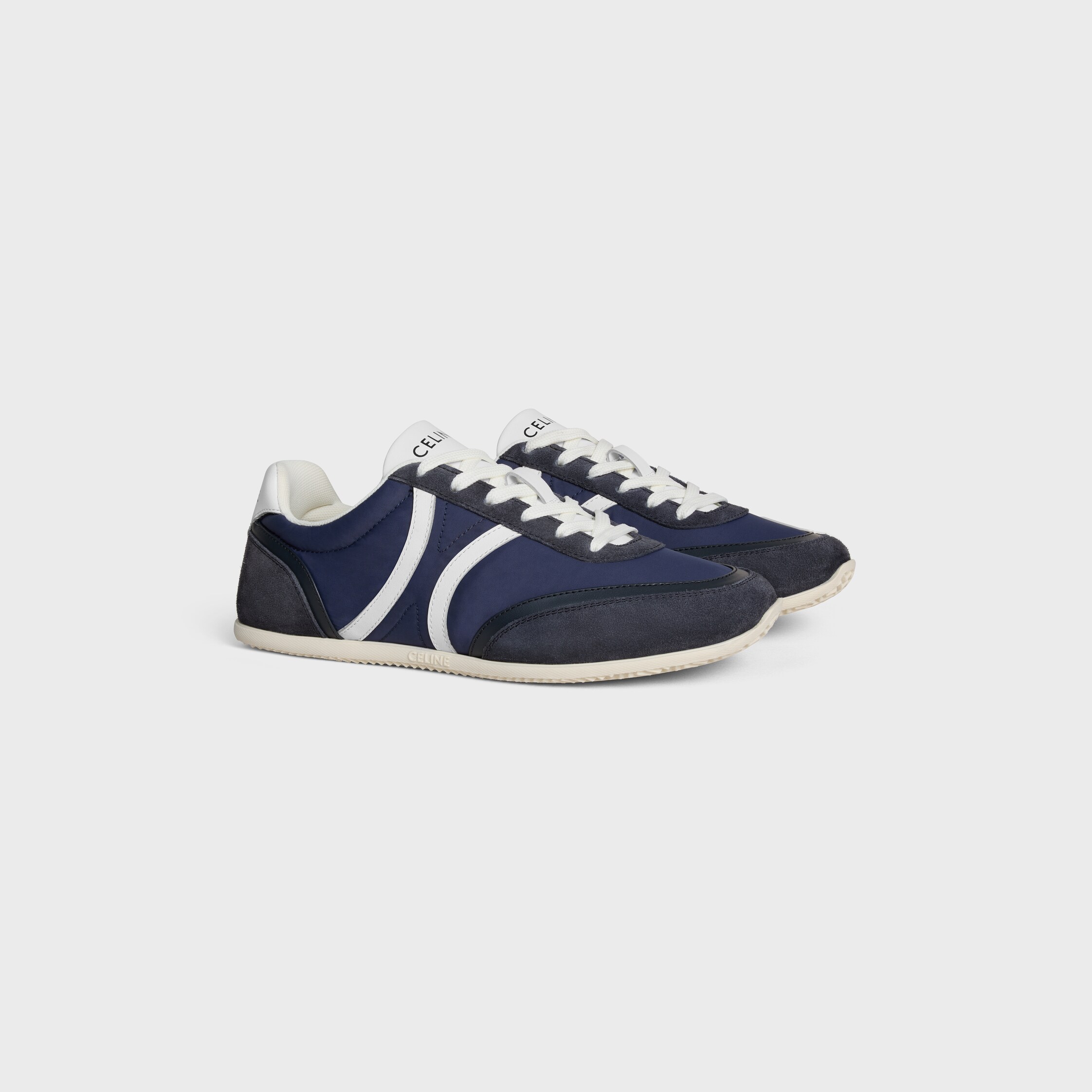 CELINE JOGGER LOW LACE-UP SNEAKER WITH TRIOMPHE IN NYLON