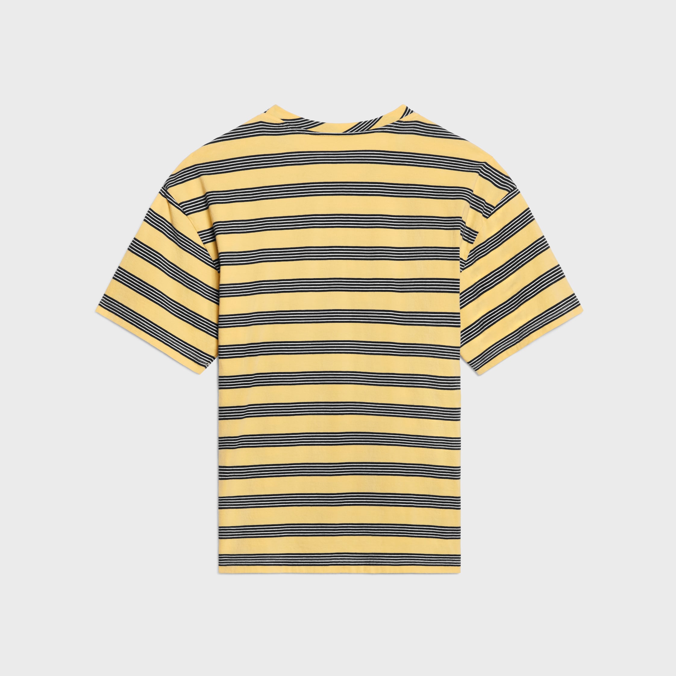 t-shirt IN STRIPED COTTON JERSEY - VINTAGE YELLOW/BLACK/OFF WHITE