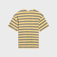 t-shirt IN STRIPED COTTON JERSEY - VINTAGE YELLOW/BLACK/OFF WHITE -  - 2 | CELINE